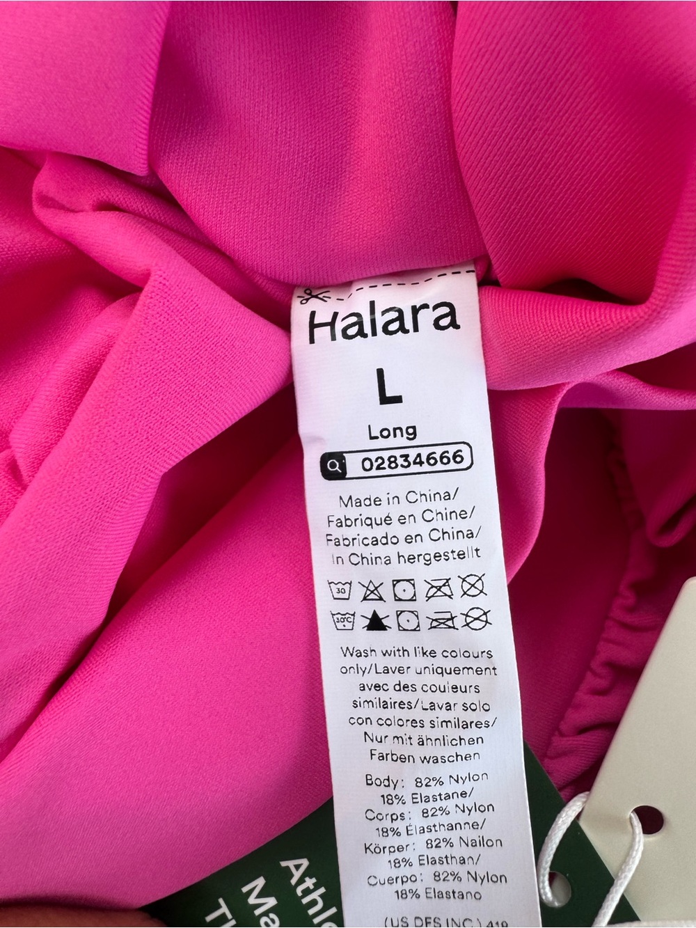 Halara SoftlyZero™ Airy Super High Waisted 2-in-1 InstantCool Yoga Shorts Pink - Picture 7 of 9